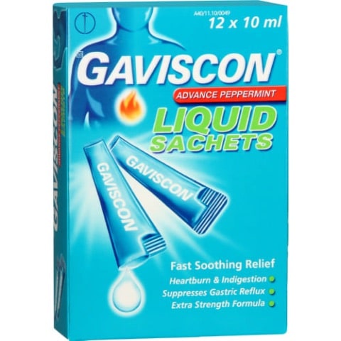 Gaviscon Advance Liquid sachets -min