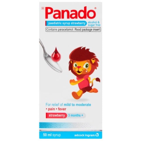 Panado Strawberry syrup 50ml-min